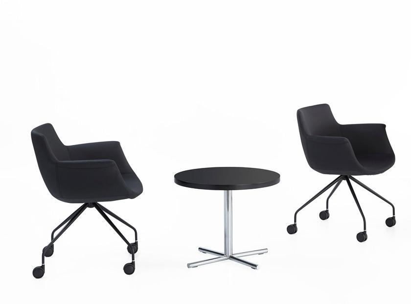 B&T Design Кожаное кресло на эстакаде на колесиках sun-id-1429154 - Вид №3