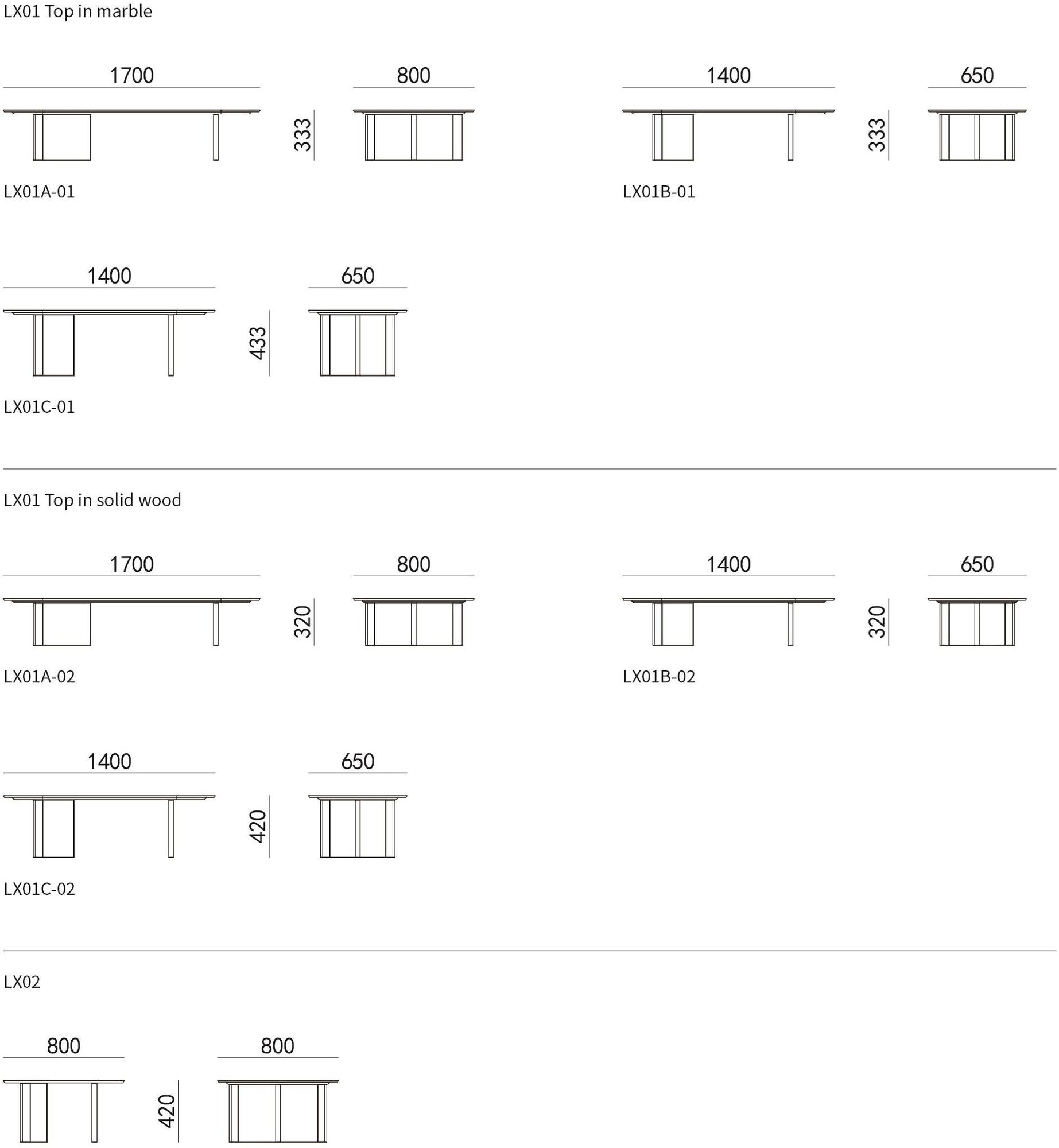 HC28 Cosmo Низкий мраморный журнальный столик Plegat Lx01 / lx02 - Вид №2