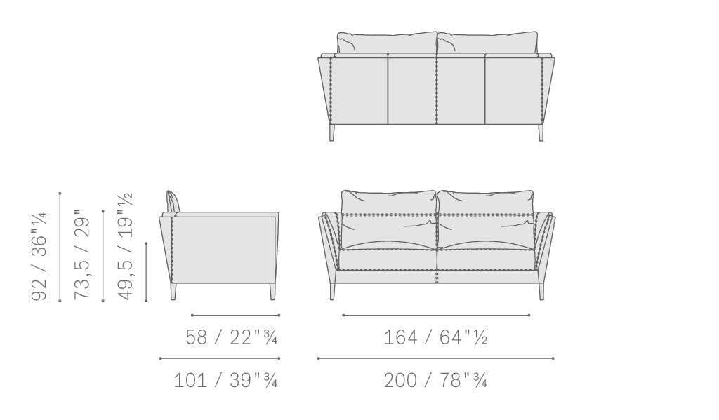Кожаный диван Poltrona Frau коллекция-диваны и кресла ARCH-00099652 - Вид №7