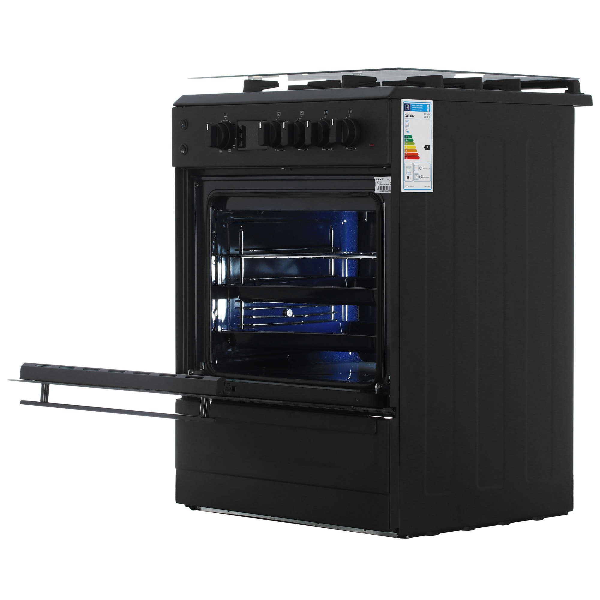 9082388 Комбинированная плита DEXP MG36-1B черный STDN-0059080 - Вид №5