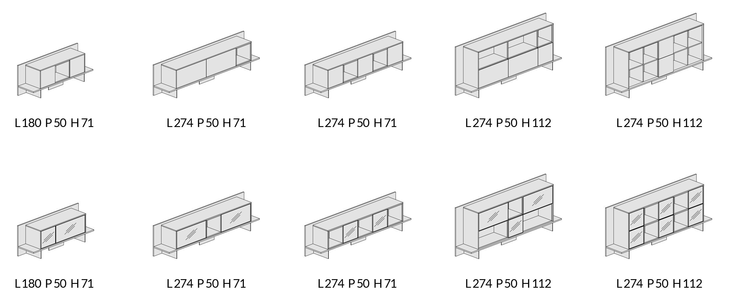 Деревянный шкаф с дверями About Office йога ARCH-00148192 - Вид №5