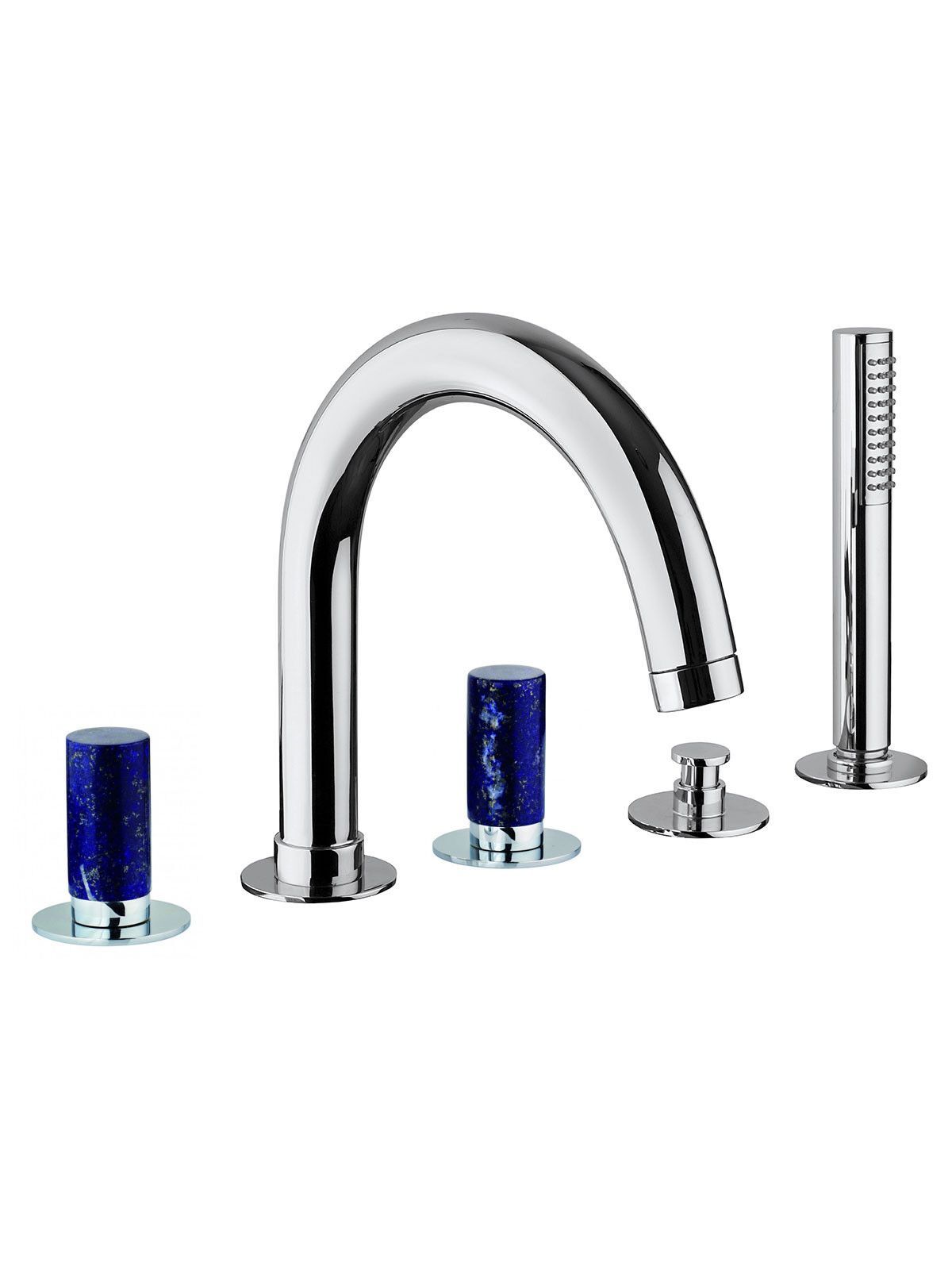 Встраиваемый смеситель для ванны с ручным душем Rubinetterie Frattini Pepe XL ARCH-00112668 - Вид №9