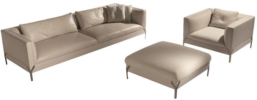 Visionnaire Квадратный пуф из ткани Jamboree sun-id-1510234 - Вид №1