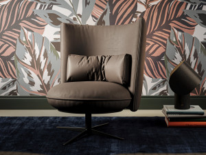 Кожаное кресло