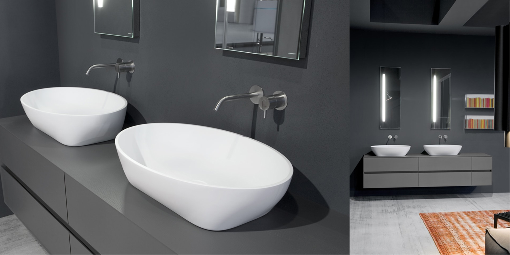 SOLIDEA Накладная раковина на столешницу  овальная Antoniolupi  - Вид №1