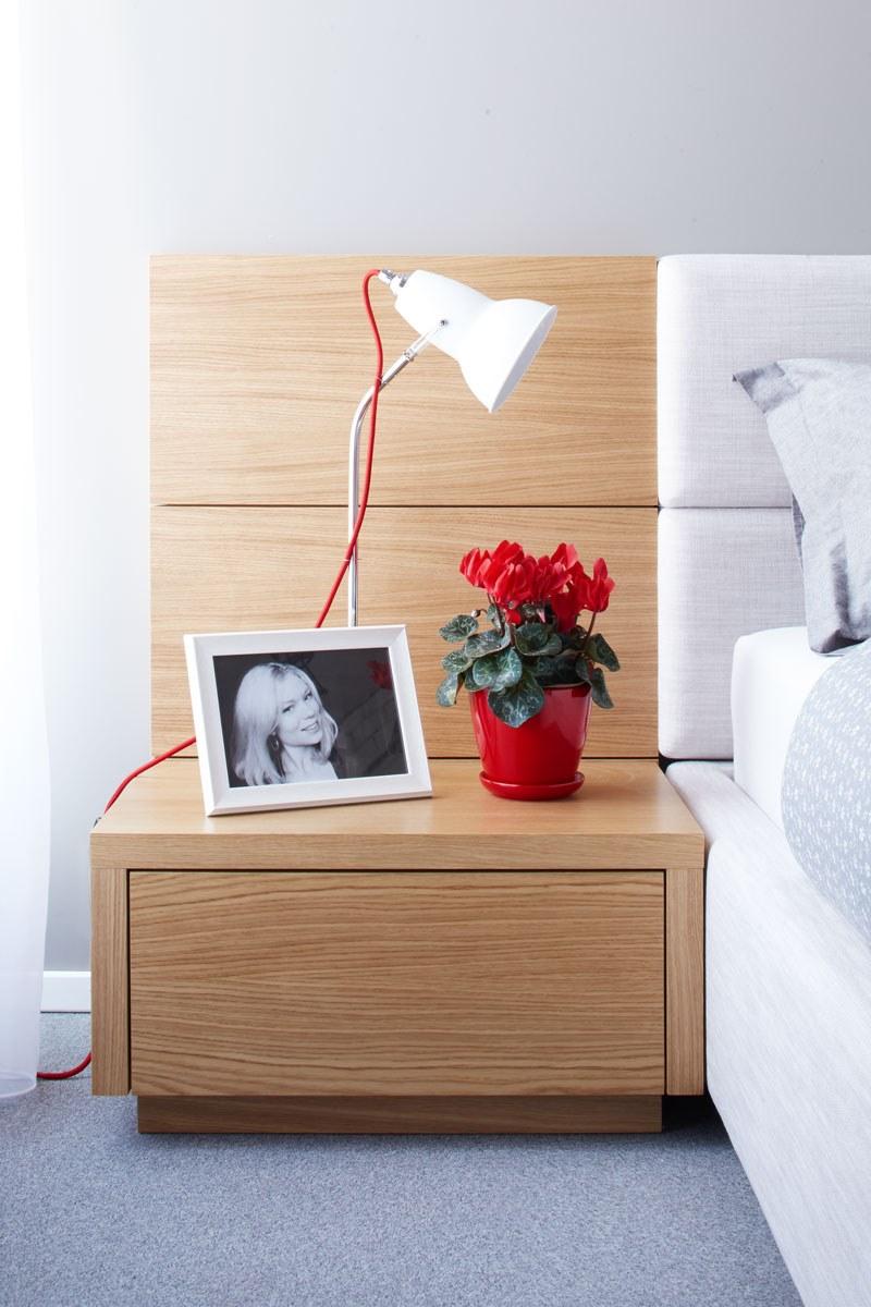 Heavens Прямоугольная прикроватная тумба из лакированного дуба с ящиками Linda sun-id-1477105 - Вид №1