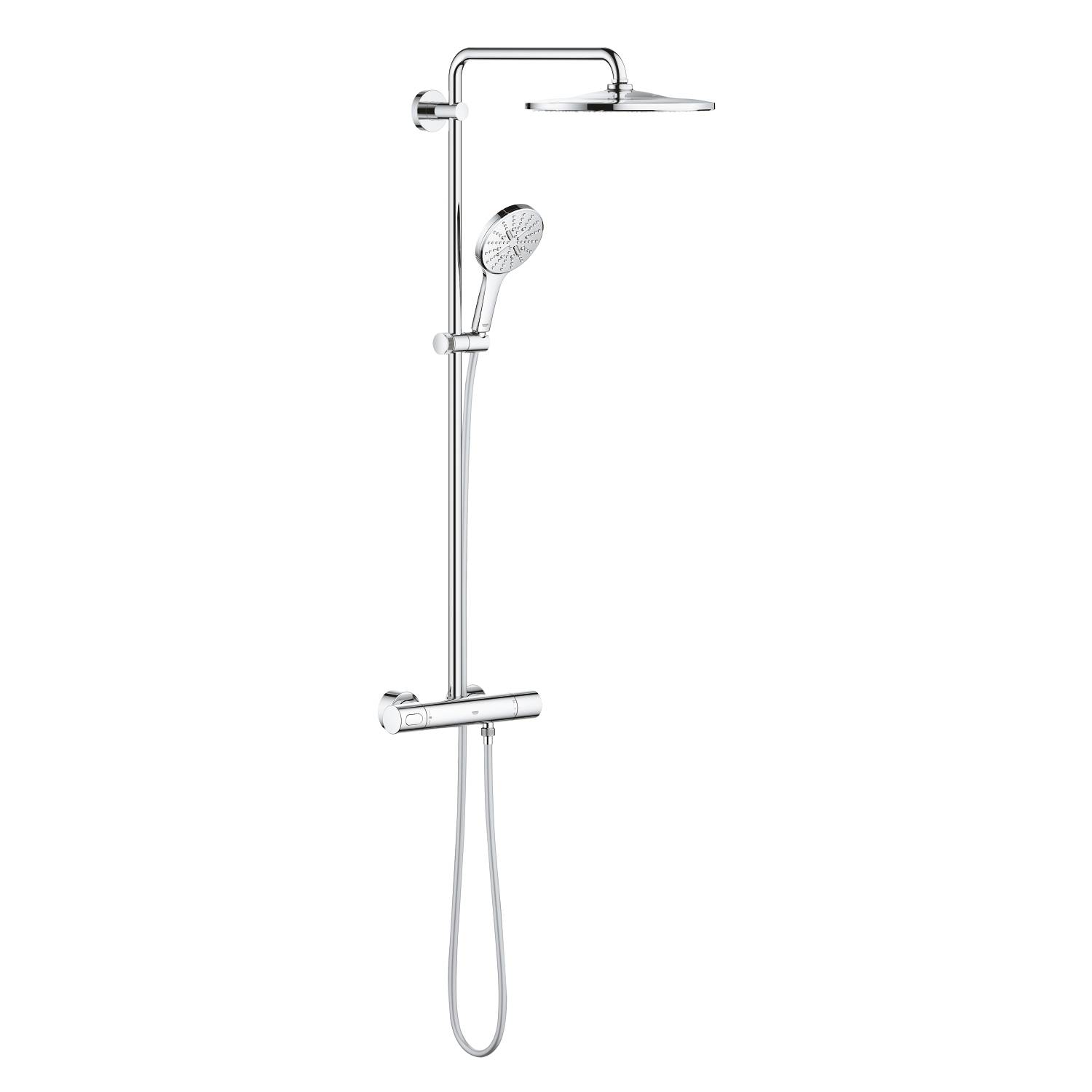 Душевая система GROHE Rainshower SmartActive 310 Mono, круглый, 1 режим струи, с термостатом, хром (26648000)