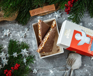 5642 Шоколад "Счастье" молочный с карамелью и арахисом Вкусляндия