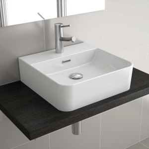 24552 SALGAR Раковина TENTO 500 WHITE PORCELAIN 500 x 420 x 130 мм