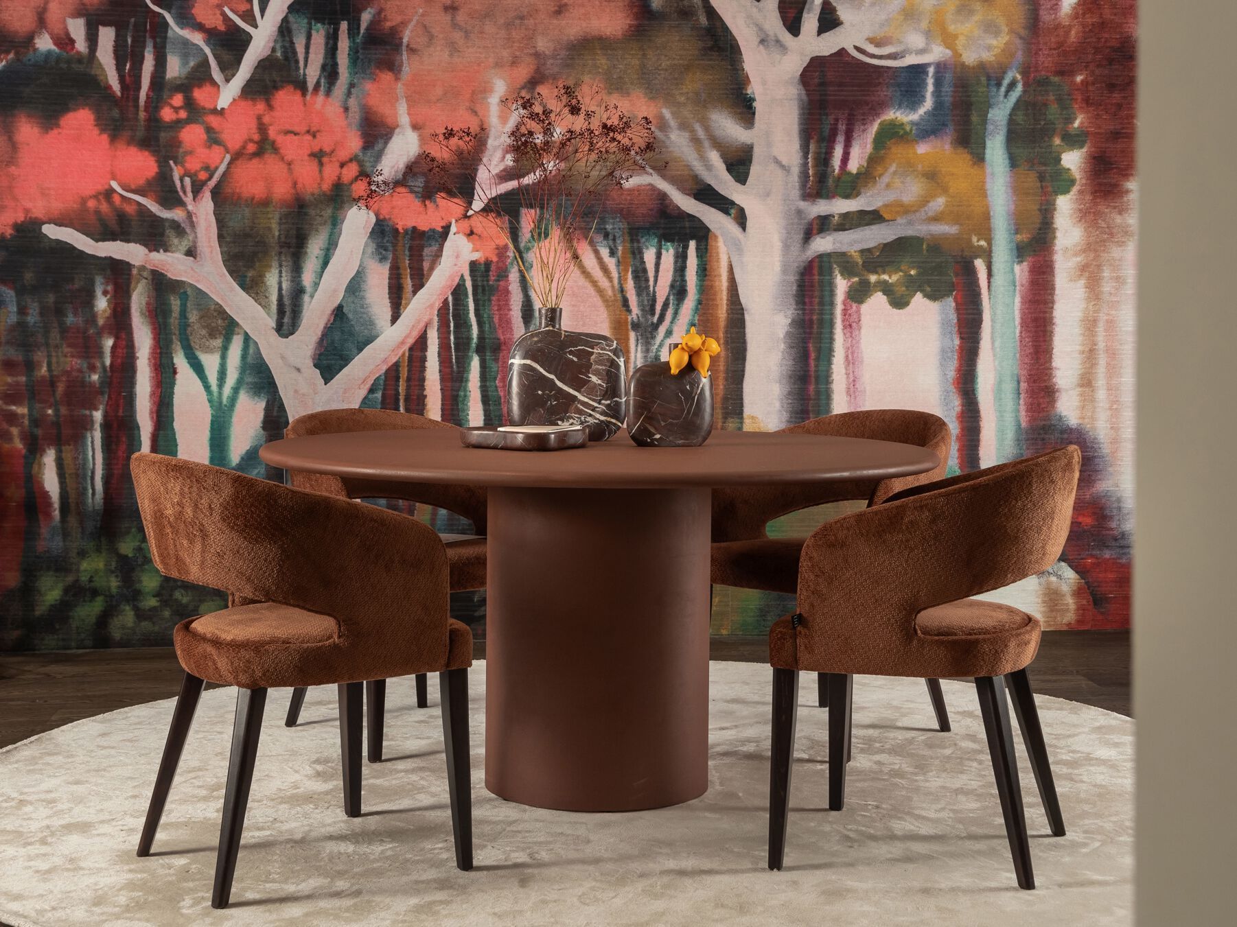 Круглый обеденный стол из МДФ DÔME DECO Nova ' 25 ARCH-00027746 - Вид №2