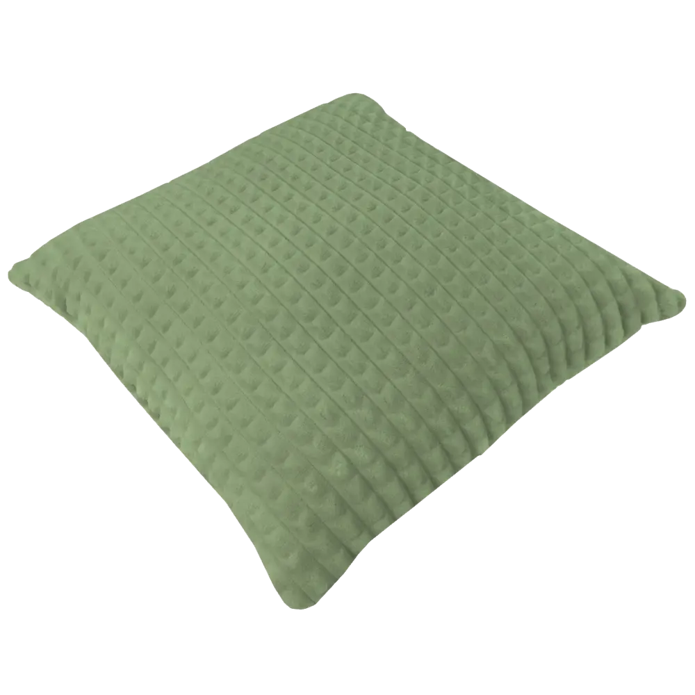 Подушка Плюш 40x40 см цвет оливковый 89112392 STLM-2033588 LINEN WAY  - Вид №1