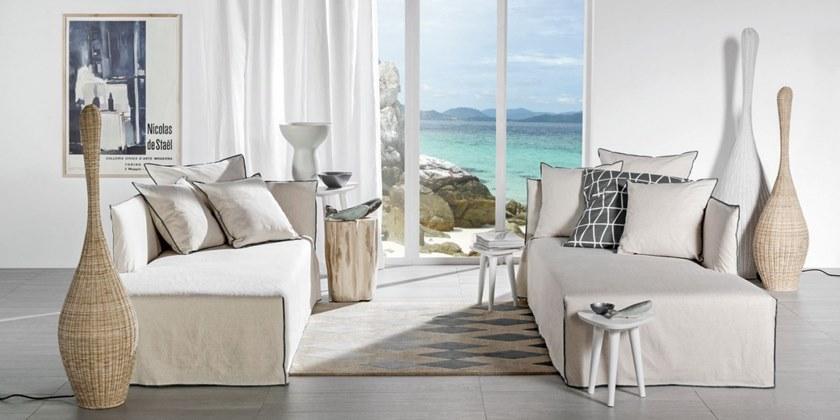 Gervasoni Дормез со съемным чехлом из ткани Ghost sun-id-1475460 - Вид №9