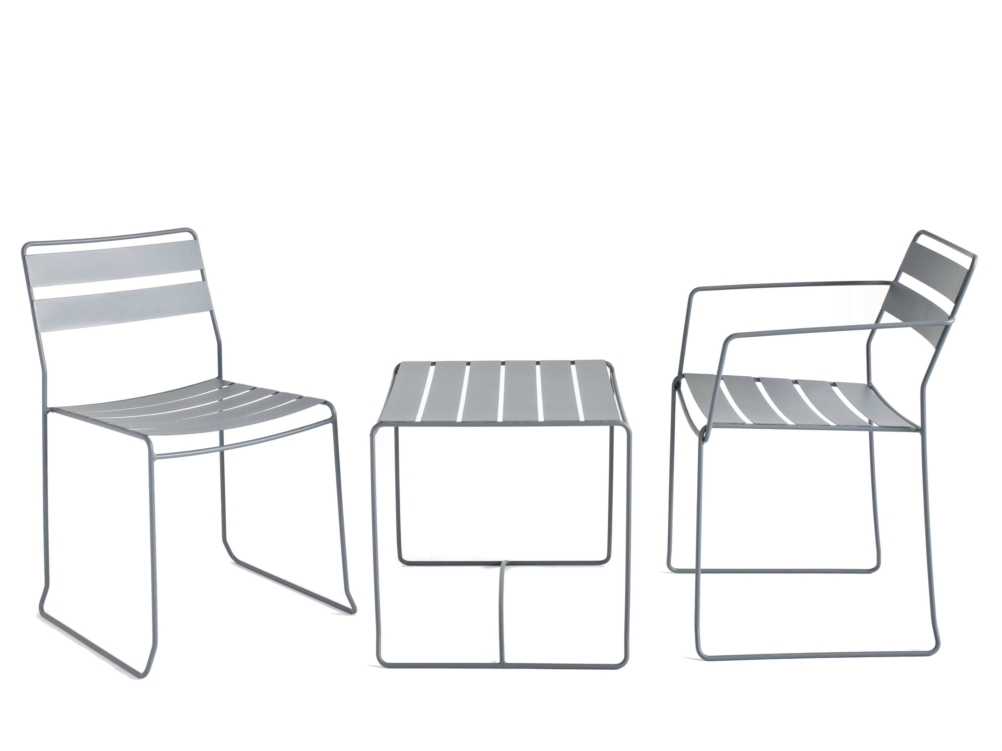 Стальной квадратный садовый стол iSimar ARCH-00049965 - Вид №5