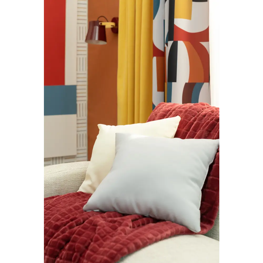 Подушка Inspire Seasons Яркость Smoke6 40х40 см, цвет светло серый 83687842 STLM-2081053  - Вид №4