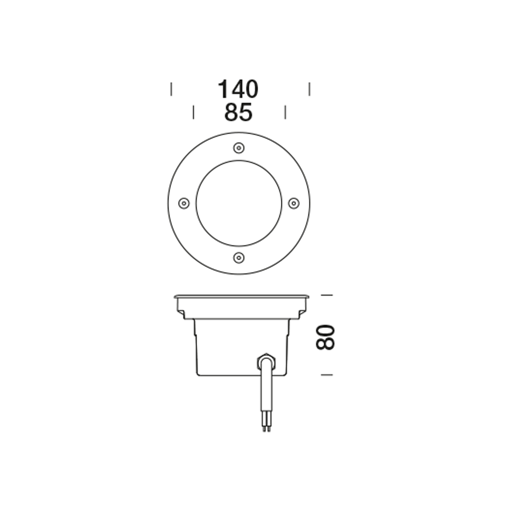 8402619 Встраиваемый в пешеходный пол Platek MINI  MINI - LED 3000K Asymmetrical - Вид №18
