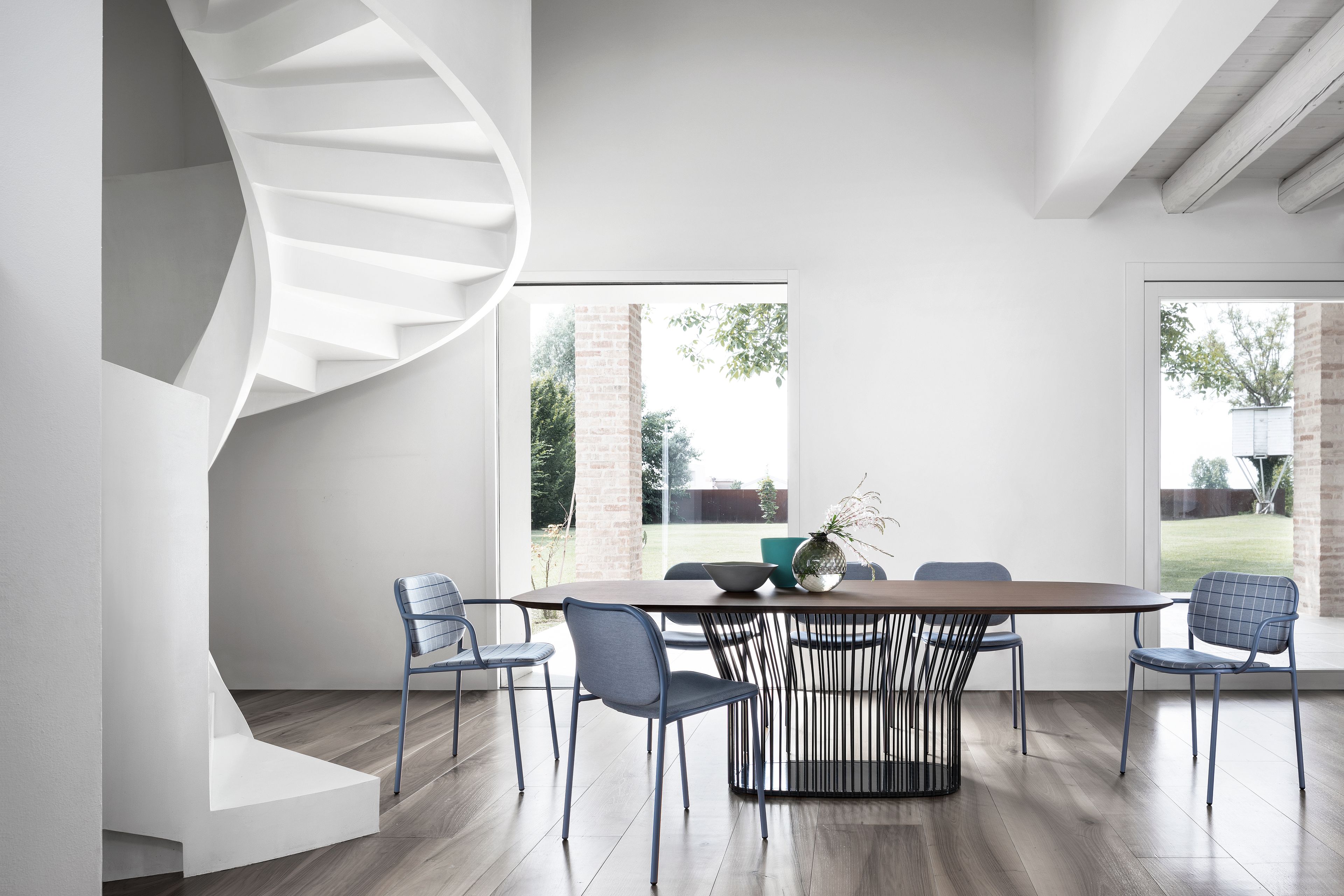 Мягкий стул из ткани TrabA' Metis ARCH-00018048 - Вид №2