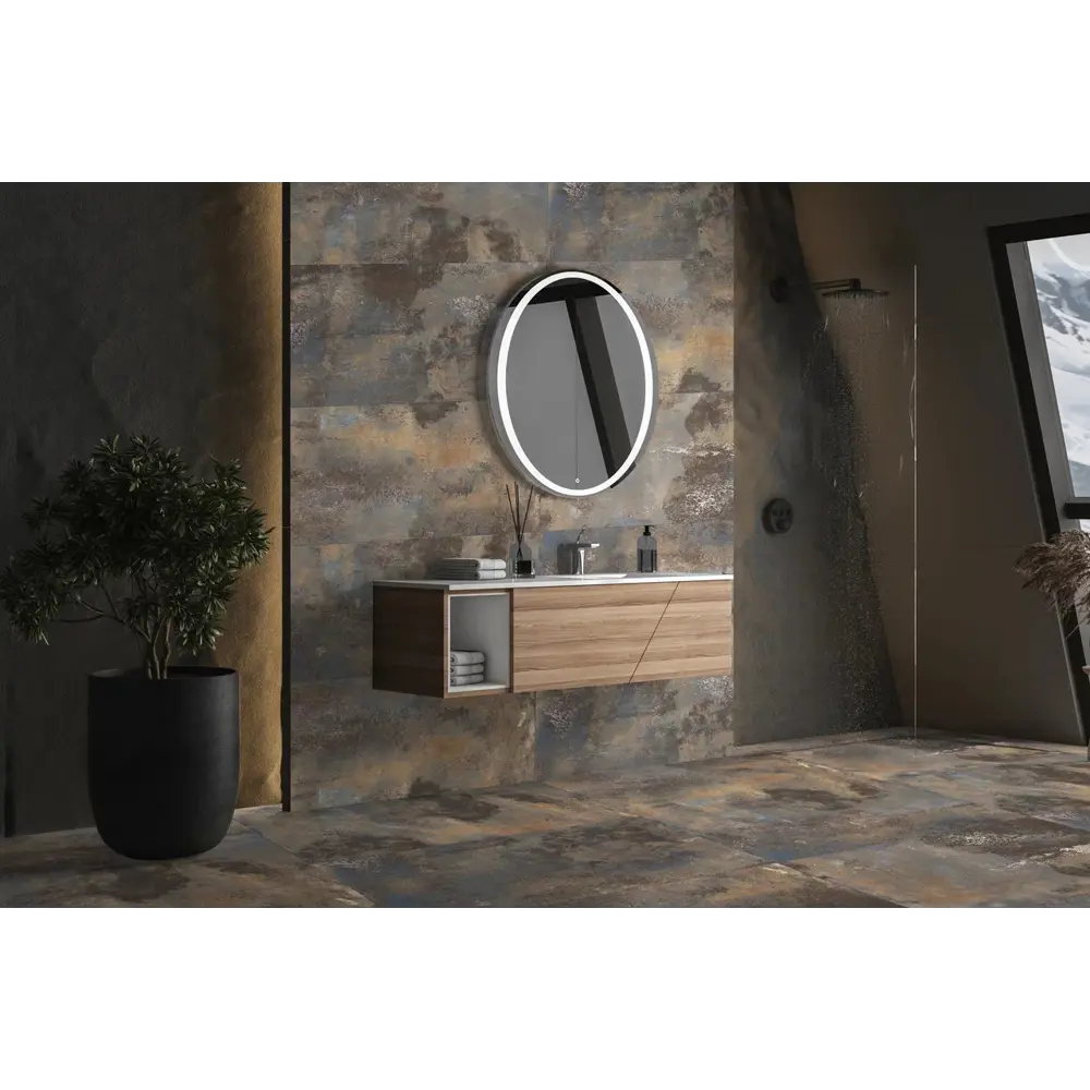 Глазурованный керамогранит Rust Metal 60x120 см 1.44 м² матовый цвет разноцветный Santreyd STLM-2084389 - Вид №1