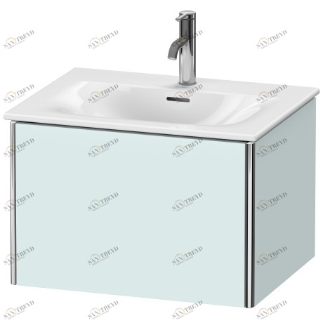 XS422200909 XSquare Тумбочка подвесная Светло-голубой матовый декор Duravit