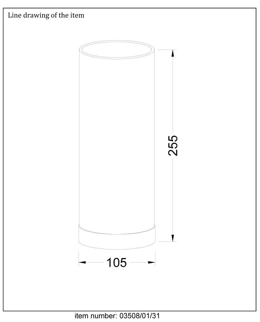 Настольная лампа Lucide Tubi 03508/01/32 LUCIDE КОЛОННА 138785 Красный;хром;яркие  - Вид №1
