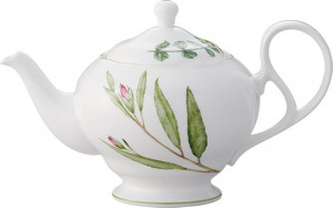 10613851 Noritake Чайник Noritake "Английские травы" 1л Фарфор костяной