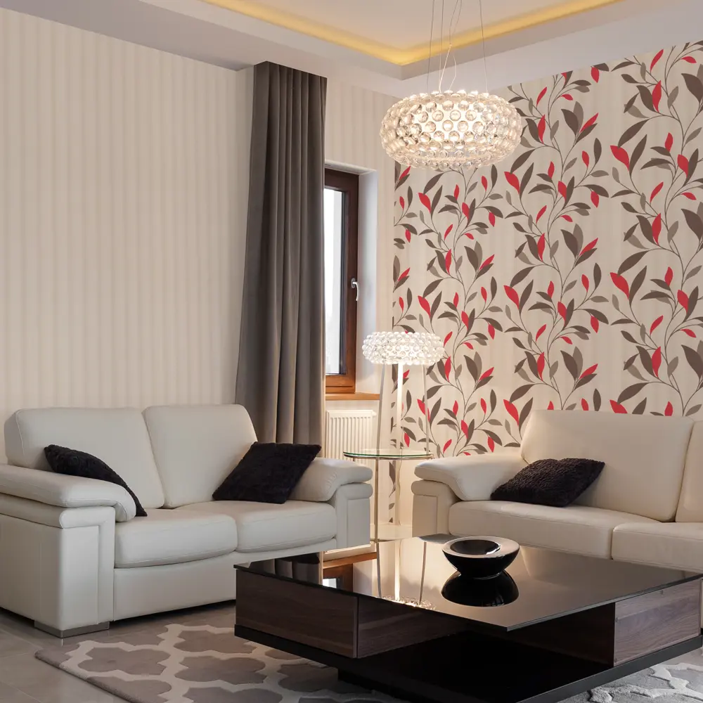 Обои виниловые Home Color Algae бежевые 0.53 м 11028-28 83118965 STLM-2101884 - Вид №3