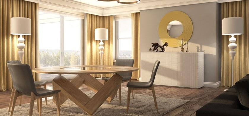 ALBEDO Круглое настенное зеркало из мдф sun-id-1485748 - Вид №7