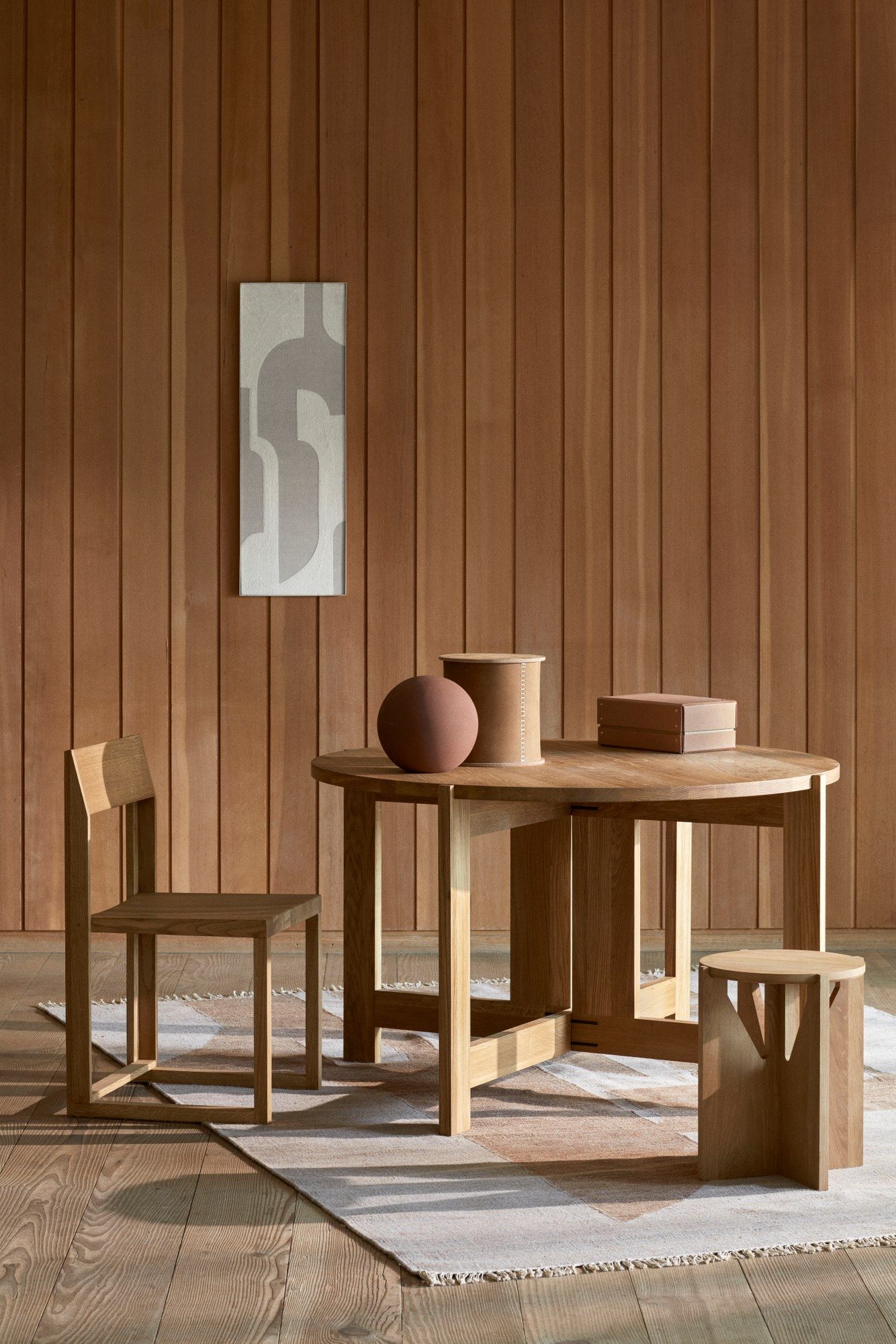 Дубовый стул с открытой спинкой Kristina Dam Studio Outline ARCH-00053626 - Вид №2