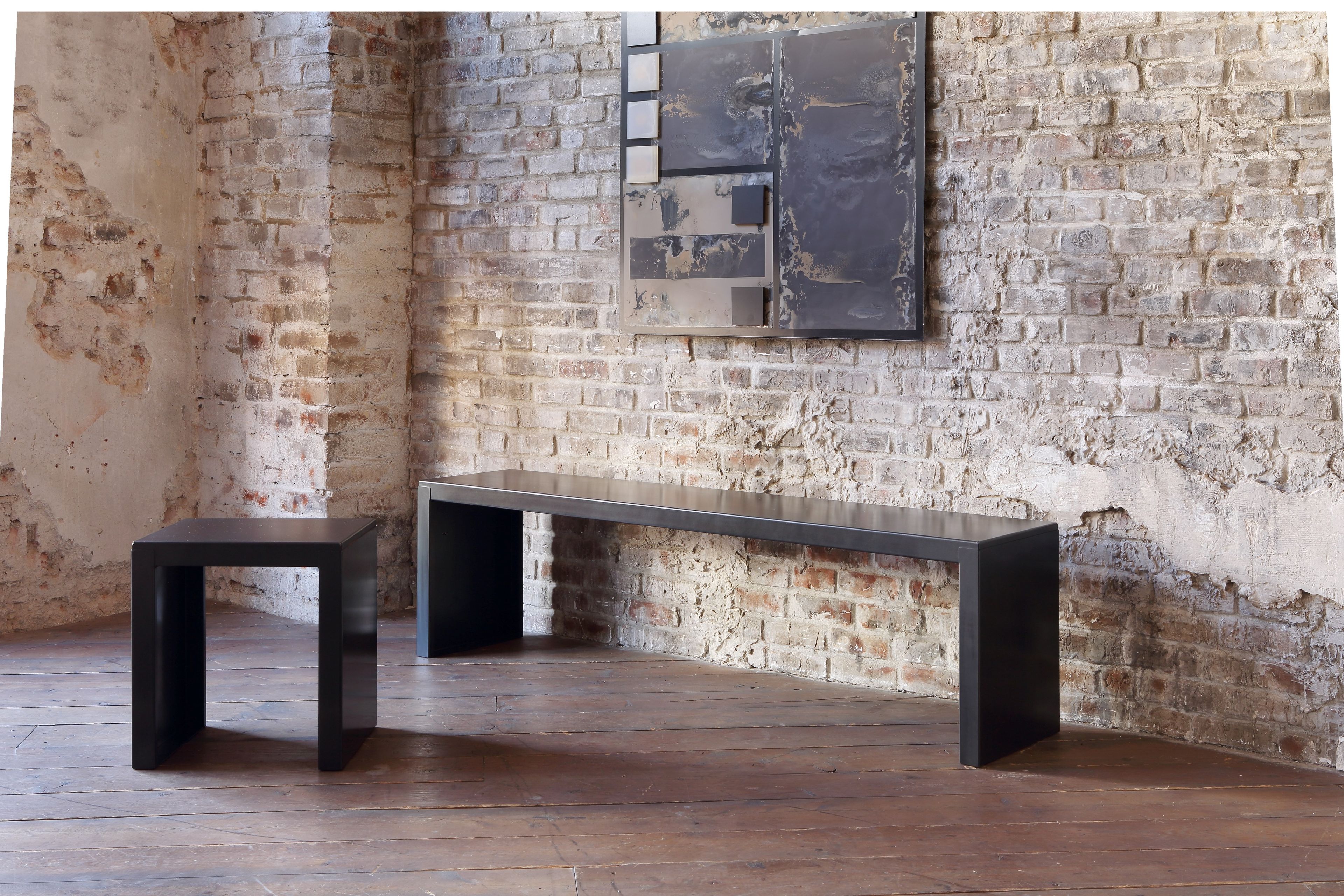 Скамейка из листового металла In Stock Zeus ARCH-00029023 - Вид №3