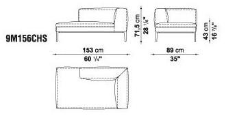 B&B Italia Секционный угловой диван в коже Michel sun-id-1423075 - Вид №11