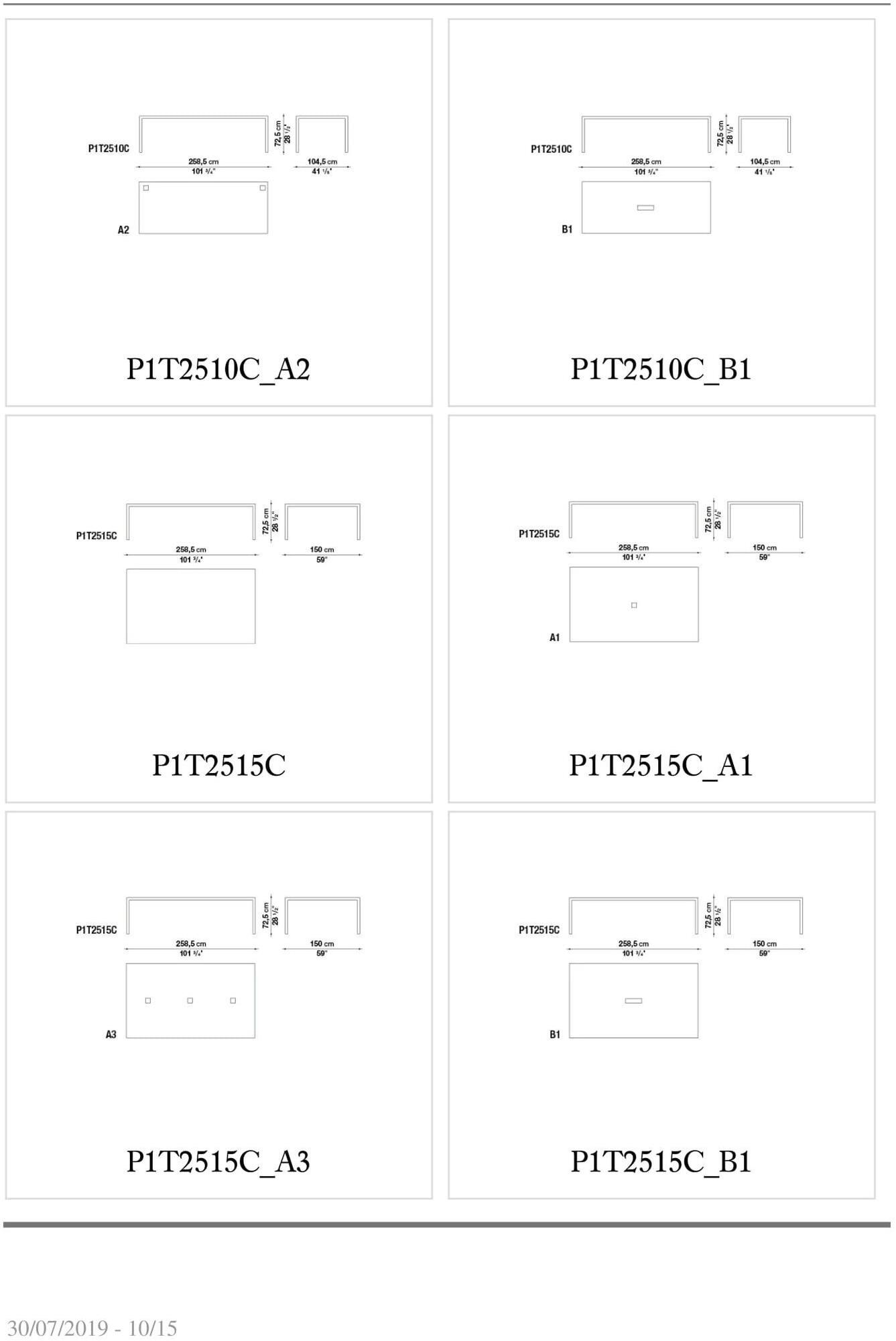 B&B Italia Project Прямоугольный рабочий стол Progetto 1 sun-id-1503584 - Вид №8