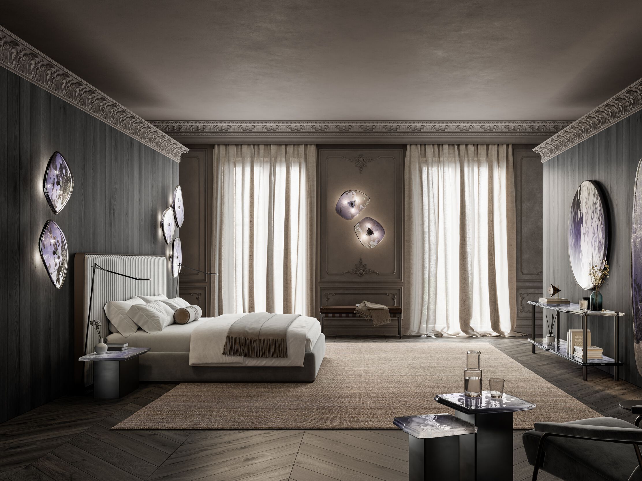 Стеклянная прямоугольная консоль ARTE VENEZIANA Melt ARCH-00055938 - Вид №4