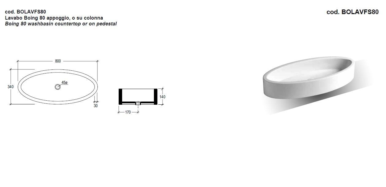 Овальная столешница GSG Ceramic Design Like ARCH-00031743 - Вид №6