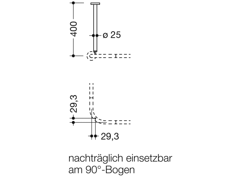 900.34.001XA потолочная подвеска HEWI System 900 - Вид №2