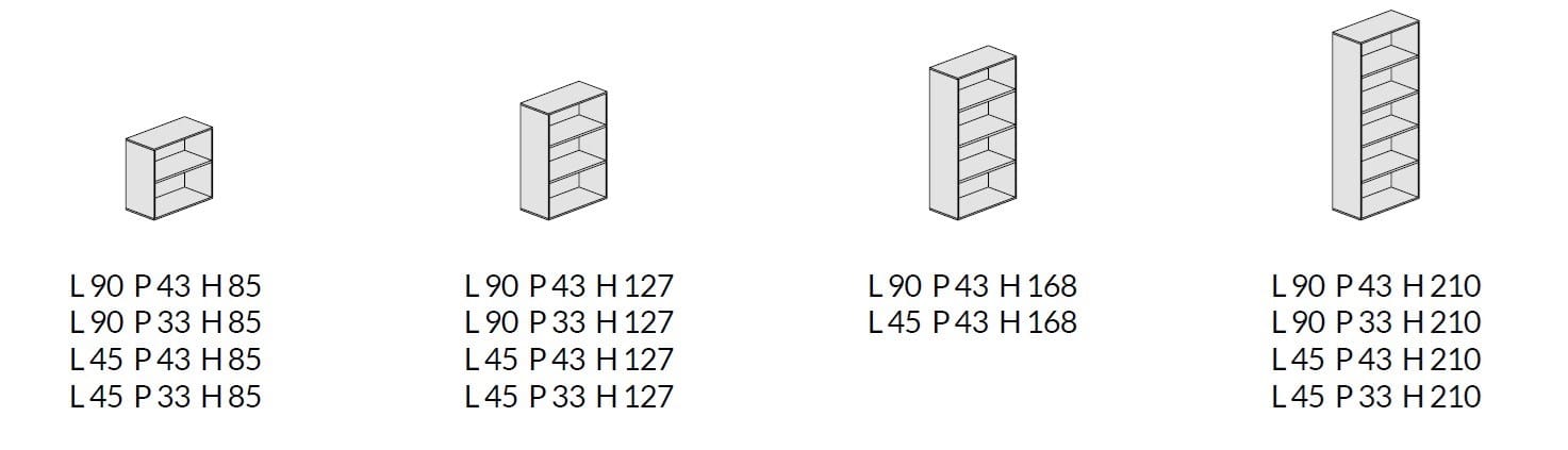 Деревянный офисный шкаф с распашными дверями и замком About Office Hype ARCH-00141527 - Вид №2