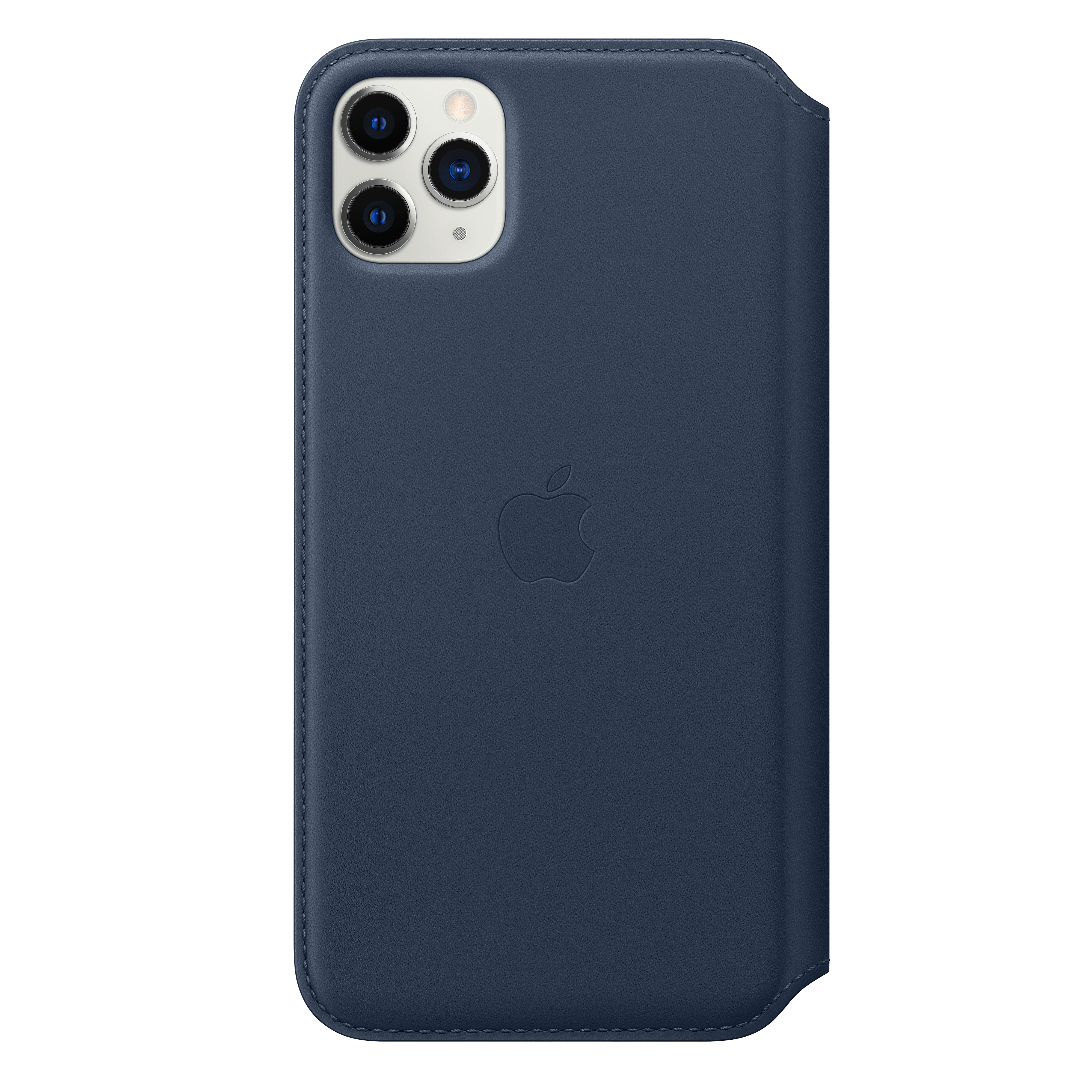 MY1P2ZM/A Iphone 11 pro max leather folio - deep sea blue Apple Santreyd  - Вид №1