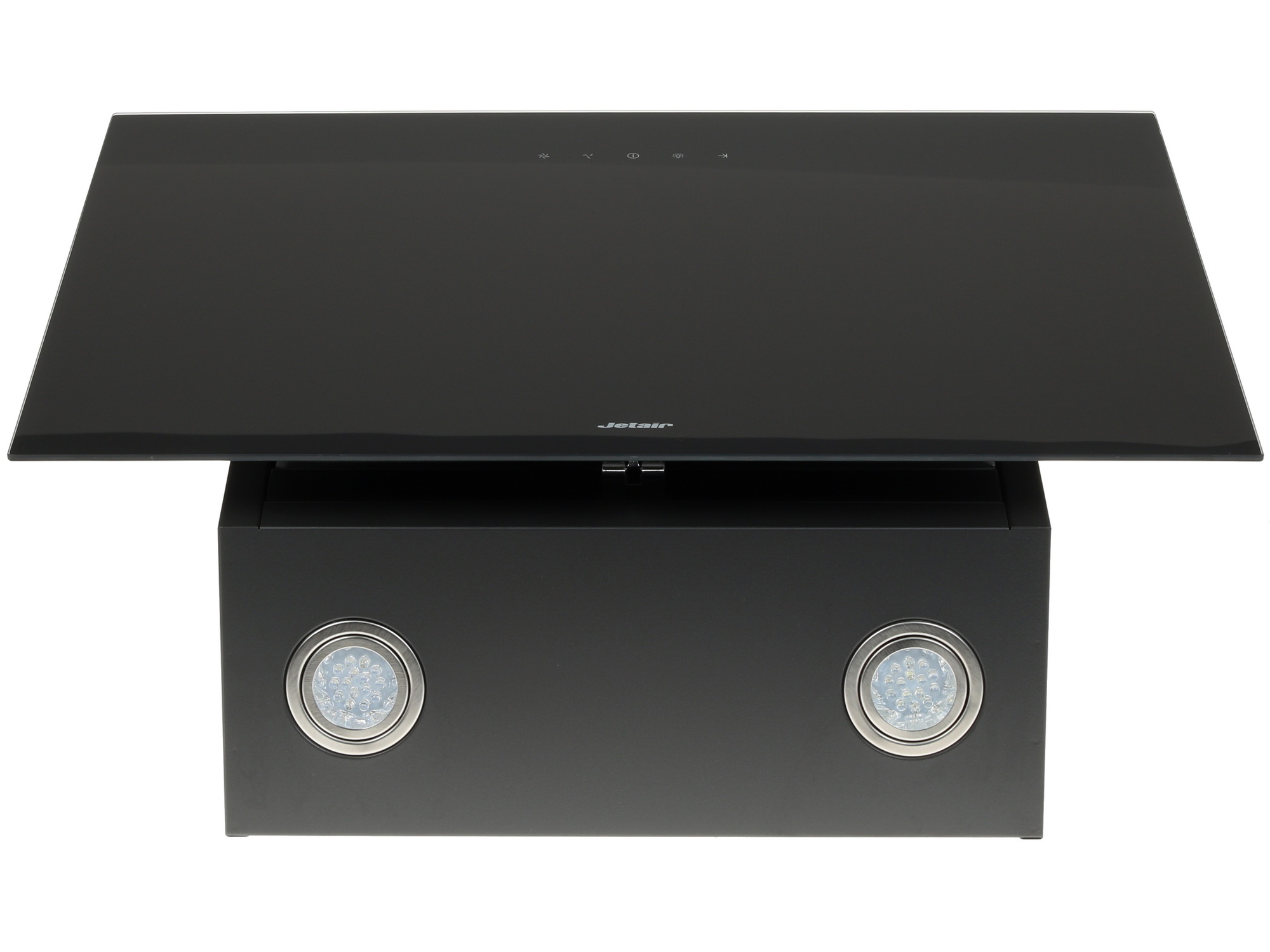 1109675 Вытяжка наклонная Jetair PRAGA 60/A/BL черный/черный STDN-0030178 - Вид №4