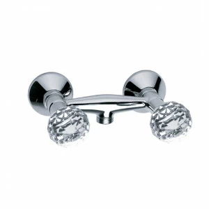 Смеситель для душа ½", настенный монтаж JOERGER Florale Crystal