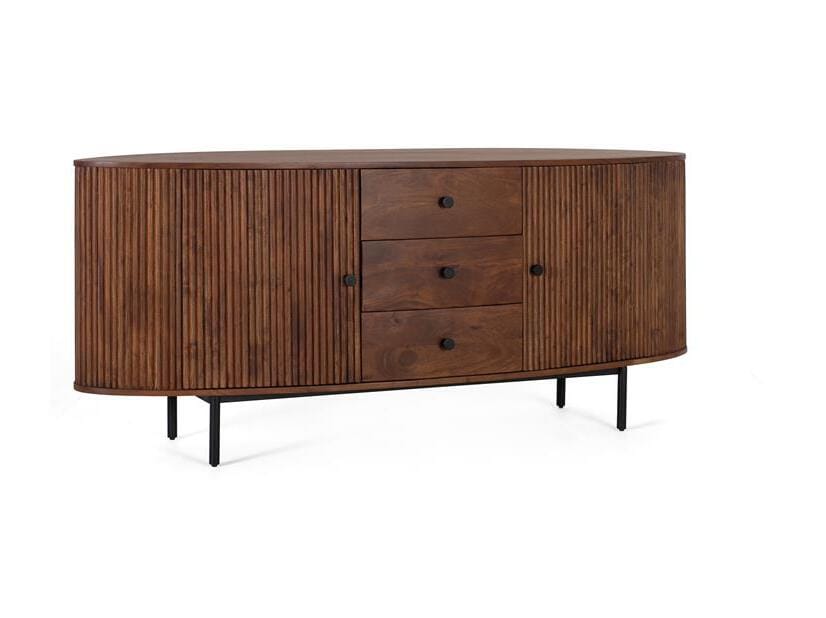 Шкаф из акации с распашными дверцами и ящиками Giner y Colomer Ludhiana ARCH-00019566