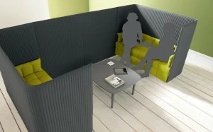 Martex Акустическая офисная будка из ткани Inattesa