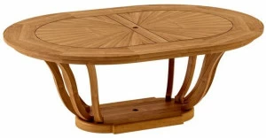 ASTELLO Овальный садовый стол из тика Tulipe Tu.tv1.p1.08