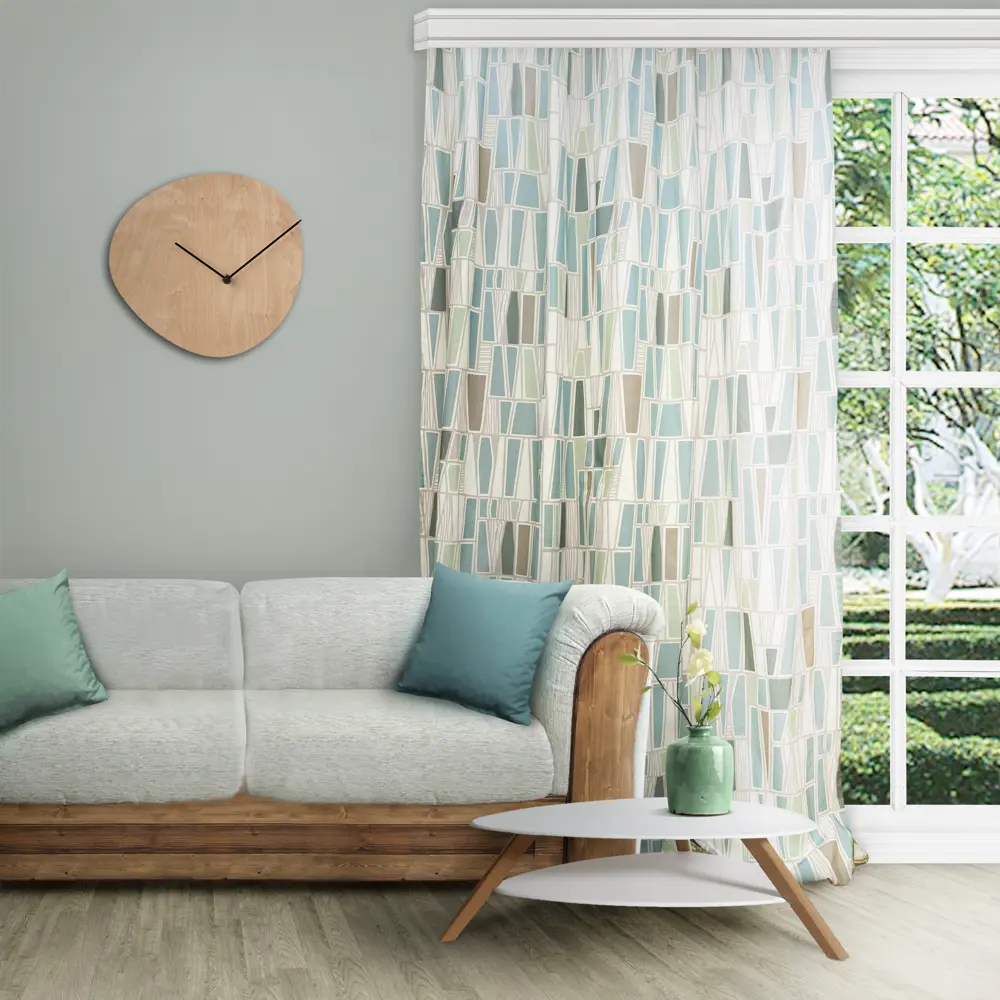 Штора на ленте Тайлер 160x270 см хлопок геометрия Altali STLM-2191284 - Вид №8