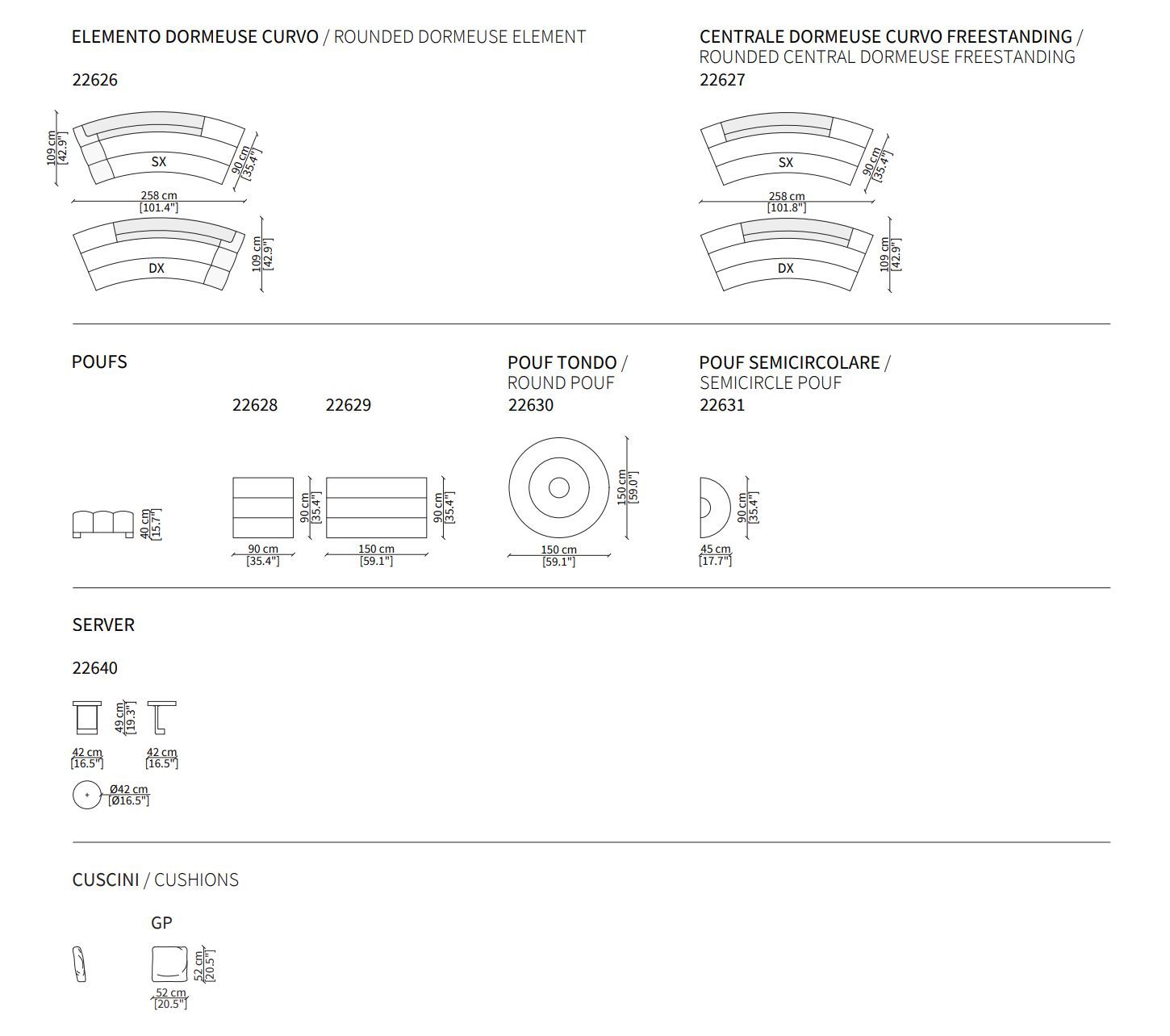 Модульный диван Frigerio PHIL ARCH-00143090 - Вид №1