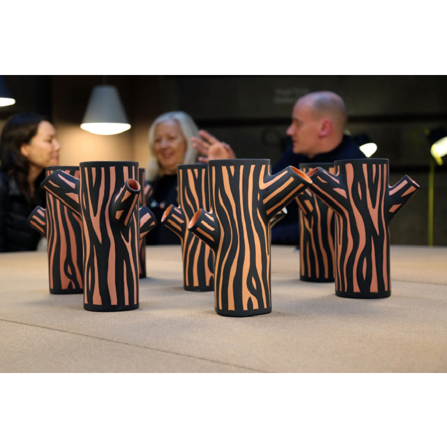 Ваза Tree Trunk M оранжевая Hay 401681 - Вид №3