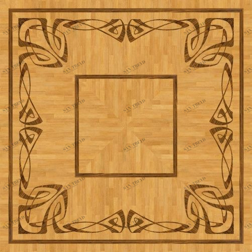 Художественный паркет Da Vinci Розетка 26-048 Дуб Любая на выбор (Гладкая) х1000Радиус мм 260090048