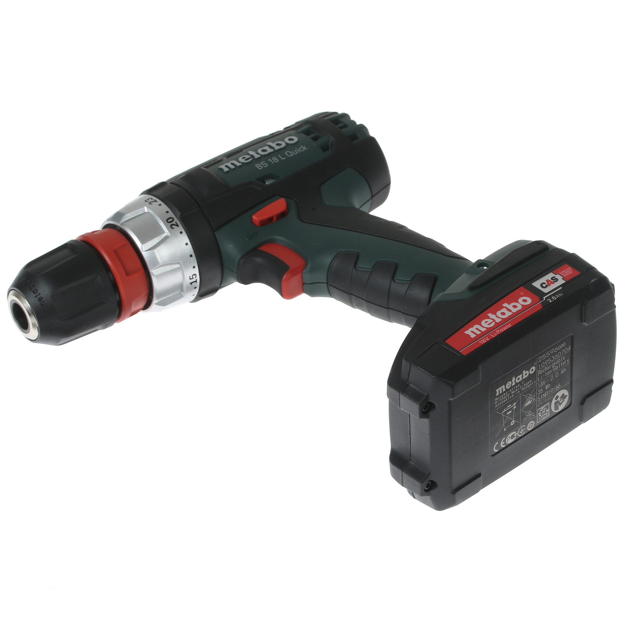 Дрель-шуруповерт Metabo BS 18 L Quick CAS 18V 8104719 STDN-0110453 - Вид №4