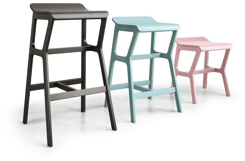 TrabA' Низкий деревянный табурет Nhino 0010-h47 - Вид №1