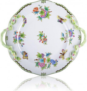 71860 Herend Блюдо круглое с ручками 38,5см "Виктория" Фарфор