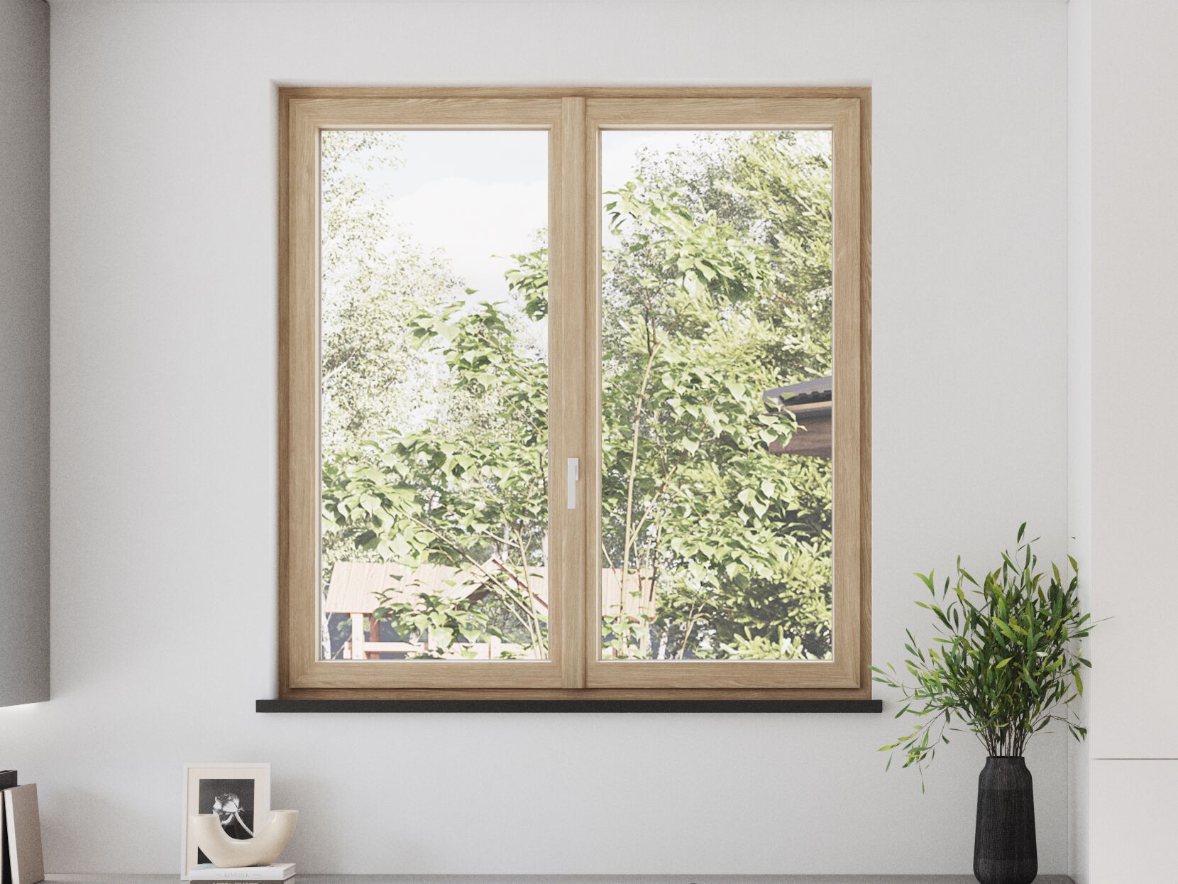 Окно из ПВХ с тройным остеклением WnD RAVIA EVO ARCH-00068376