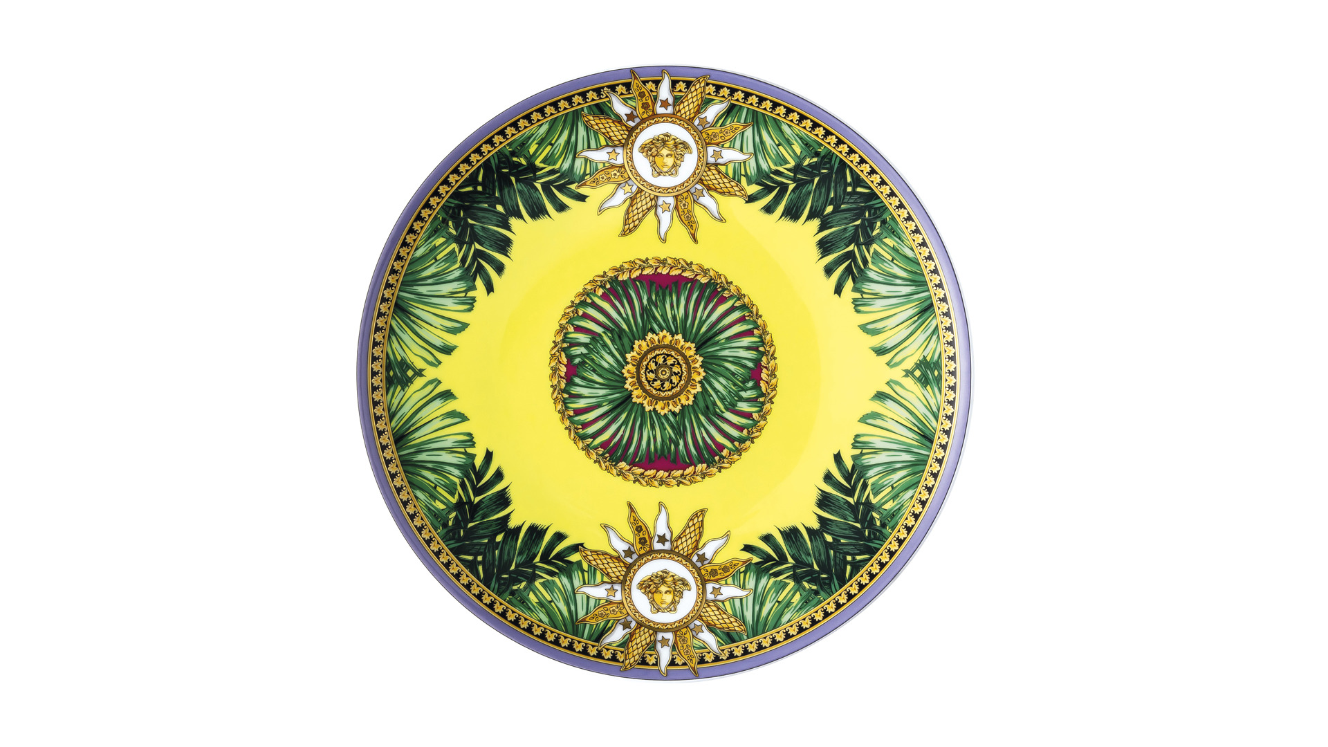 10665966 Rosenthal Versace Набор тарелок десертных Rosenthal Versace Мир джунглей 17см, фарфор, 6шт Фарфор  - Вид №1