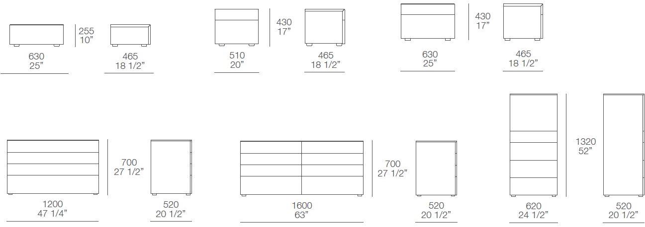 Poliform Комод из дерева Abbinabili sun-id-1369607 - Вид №2